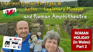 305 Caerleon Castle Roman Fortress and Baths Legionary Museum and Roman Amphitheatre Wales [upl. by Lothario]