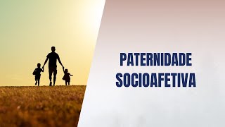 Paternidade socioafetiva [upl. by Enaywd]