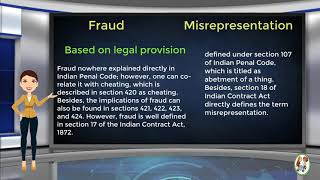 What is Difference Between Fraud amp Misrepresentation [upl. by Ephram]