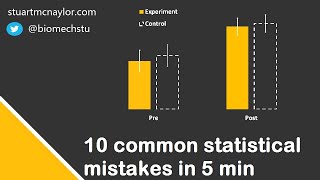 Ten Statistical Mistakes in 5 Min [upl. by Noseaj]