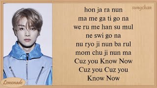 NCT U  Know Now Easy Lyrics [upl. by Ahtnicaj]