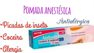 Resenha PomadaAndantol Gel [upl. by Riada]