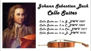 Johann Sebastian Bach  Cello suites in 432 Hz great for reading or studying [upl. by Htepsle116]