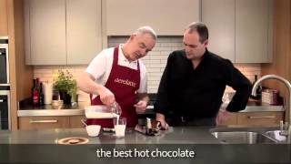 How to make a hot chocolate using an aerolatte milk frother [upl. by Gnahk]