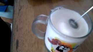 Aerolatte Review Frothing Cold Milk In Under 1 Minute [upl. by Ennael]